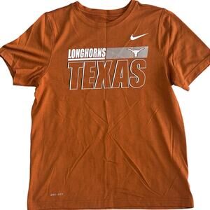 NIKE DRIFIT Boys Texas Longhorns Top Youth Large